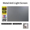100 Inch Portable Metal Projector Screen - Movie Screen 16:9 3D 4K 1080P HD Foldable Projection Screen Easy to with Fastening Tapes for Home Theater Indoor & Outdoor Entertainment view 2