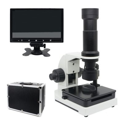 UHRLGHS Microscope Accessories Kit 400X HD Color Digital Zoom Microscope 7" Display USB Microscope Microscope Slides(Model B)