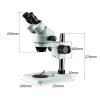 UHRLGHS Microscope Accessories Kit 7X-45X 3.5X-270X Simul-Focal Trinocular Stereo Microscope Microscope Slides(Head) view 3