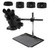 Microscope Accessories Kit 7-45X 3.5X-90X Trinocular Stereo Zoom Microscope Phone Soldering Repair Platform Stand with 0.5X 1.0X 0.7X 2.0X Objective Lens Microscope Slides(A 1.0x 0.5x 1.5x 2.0x) view 1