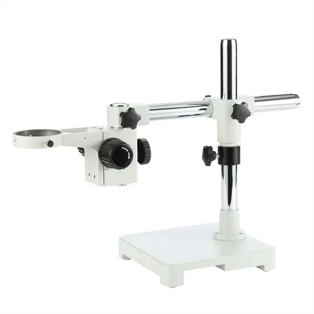 UHRLGHS Microscope Accessories Kit Adjustable 14KG Microscope Single Boom Stand Stable Stereo Microscopio Stand 76MM Focus Rack Holder for Binocular Trinocular Microscope Slides