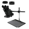 UHRLGHS Microscope Accessories Kit 7-45X 3.5X-90X Trinocular Stereo Zoom Microscope Phone Soldering Repair Platform Stand with 0.5X 1.0X 0.7X 2.0X Objective Lens Microscope Slides(A with 1.0X 0.75x) view 1