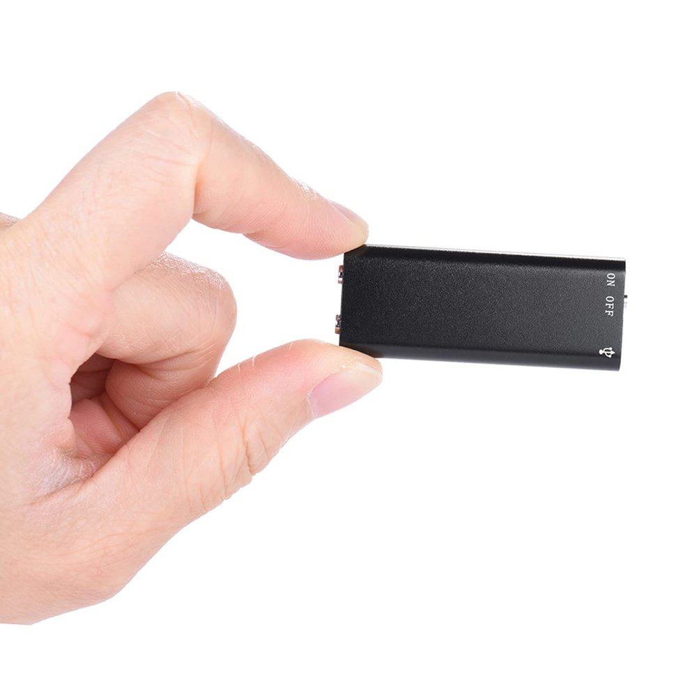 Irfora 8GB Mini USB Digital Audio Voice Recorder Dictaphone MP3 Music Player Portable Recording Device 96hrs Recorded Files for Lectures Meetings Class Interview