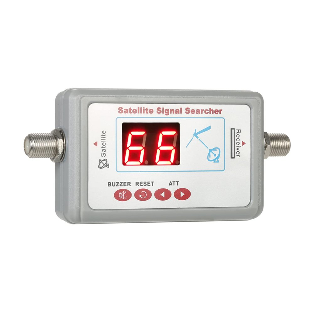 Irfora Digital Satellite Signal Finder Meter Mini Satellite Finder with Buzzer