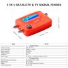 Irfora 2 in 1 Satellite and TV Signal Finder LCD Digital Satellite Finder Portable TV Antenna Signal Strength Meter Signal Finding Meter with Compass Alarm Buzzer view 4