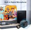 4K HD USB Camera 10X Optical Zoom 5-50mm Variable Lens 8MP Mini Web Camera with Microphones 1920x1080@60fps Manual Focus with 2 Image Formats MJPEG and YUY2 Compatible with Window XP/Vista/7/8/10 view 4