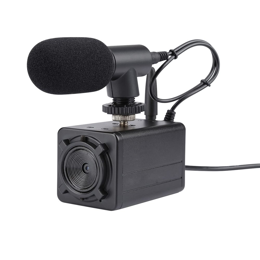 4K HD Camera Computer Camera USB Webcam CMOS IMX415 Image Sensor 9X Optical Zoom Manual Auto-Focus Comaptible with Window XP/7/10 Linux Android with Microphone Remote Controller for Video Conference