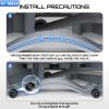STARGEAR Starlink Mini Mount, Anti-Theft Tube Aluminum Alloy Bar Mount with Secure Lock Fits Round Rail Diameter 0.87'' 1'' 1.25'', Starlink Mini Accessories for Car Roof Rack, RV, Yacht Railing view 4