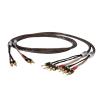 2 to 4 HiFi BiWiring Cable HiFi 24 Strand 7N OCC Cables Bi-Wiring Bannana(2.5m) view 1
