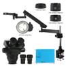 UHRLGHS Microscope Accessories Kit 3.5X-100X Zoom Binocular Stereo Microscope WF10X/22MM Eyepiece Multifunction Articulating Arm Focul Clamp Pillar 32MM Column for PCB Repair Microscope Slides view 2