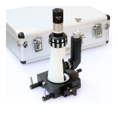 UHRLGHS Microscope Accessories Kit Portable LED Light Laboratory Microscope Handheld Diagnost Equipment Metallographic Microscope with Magnetic Base Polarizer