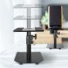 JOMRTS Speaker Stand Desktop Speaker Stand Hand Lock Section Speaker Stand Professional Lift Metal Floor Surround Desktop Monitor Ktv Audio Bracket Studio Monitor Stands view 3