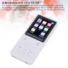 Music Player Cordless BT 1.8 Inch Screen 5 Hours Playback Hi Fi Sound Portable MP3 Music Player for Running Jogging Cycling with Music Playback, Voice Recording, Radio (White) view 4