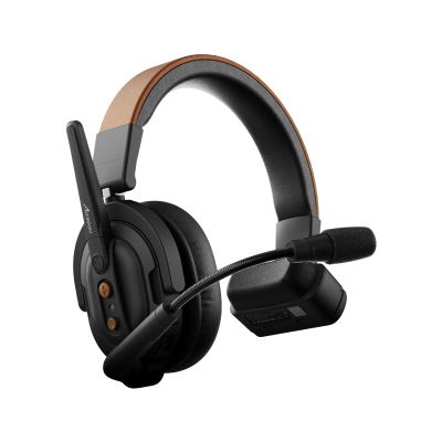 Accsoon Como SE Wireless Intercom Headset System Full-Duplex 2.4GHZ 1312FT Range 30H, 5 Person Team Communication Headset Intercom with Noise Cancellation for Filming Shoot Gruop Talk (1 Host)