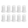 10pcs Silicone Cable Routing Kit for with Silicone Cable Feed Through Bushings, Wall Grommet for Series Cable 0.75in Diameter (White) view 1