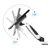 JOMRTS Monitor Stand Single Monitor Stand Aluminum Alloy Wall-Mounted Monitor Bracket Arm 15"-27" Gas Spring Monitor Mount Stand, Holds Up to 17.6lbs Monitor Desk (Grey) view 4