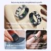 Vikye Smart Ring Health Tracker, 5ATM Sleep Tracking Wearable Health Rings, Health Fitness Tracker Rings for Women & Men, with Multiple Sport Modes (11#) view 3