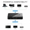 1x2 4K 3D HDMI Splitter: Duplicate Your HDMI Signal, Ideal for Home Theaters, Gaming, and Presentations view 4