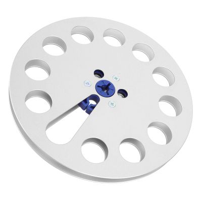 7 x 1/4 Empty Take Up Reel to Reel Hub, 1/4 7 Inch Aluminum Alloy Empty Tape Reel for Recording Open Reel Sound Tape Empty Disc Open Reel Machine (Silver)