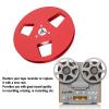 1/4 5 Inch Empty Reel, Aluminum Alloy 3 Holes Nab Universal Opening Machine Part Recording Takeup Reel for Reel to Reel Cassette Players for NAGRA for Studer for TEAC for view 4