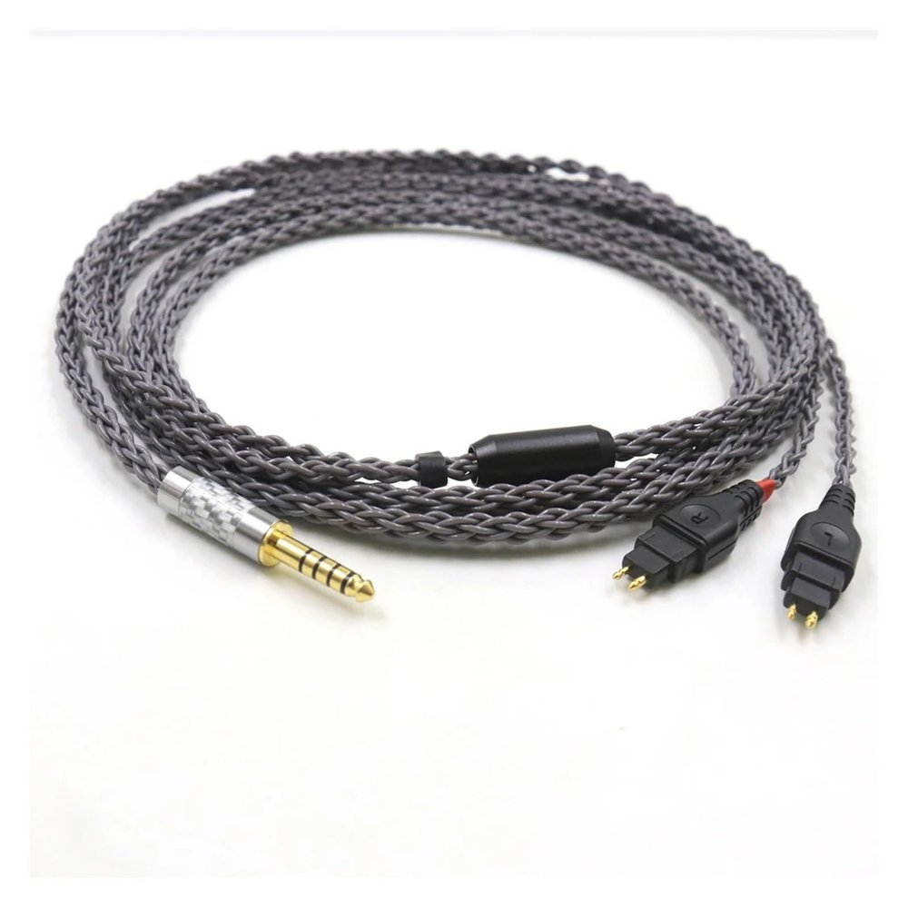 2.5mm 4.4 6.5 XLR Stereo 8 Core 7N OCC Earphone Cable Compatible with The HD580 HD600 HD650 HD25 HD660S Hd565 Hd545(4pin XLR Male,3m)