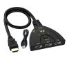 3 Port HDMI Switch 3x1 3 in 1 Out HDMI Switcher with USB Power Cable Pigtail Converter Cable TV Box Monitor Pro(4K60HZ) view 2
