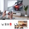 Boannice FHD Portable Projector, 4k 1080P, Motorised Focus, with Android 10,400ANSI, WiFi 6 BT Video Projector, Auto Keystone Correction, Can be Used with TV Stick view 4