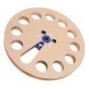 7 x 1/4 Empty Take Up Reel to Reel Hub, 1/4 7 Inch Aluminum Alloy Empty Tape Reel for Recording Open Reel Sound Tape Empty Disc Open Reel Machine (Gold) view 1