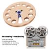 7 x 1/4 Empty Take Up Reel to Reel Hub, 1/4 7 Inch Aluminum Alloy Empty Tape Reel for Recording Open Reel Sound Tape Empty Disc Open Reel Machine (Gold) view 2