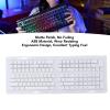 Korean Keycaps, 132 Keys Custom Keyboard Keycaps ABS OEM Height Matte Finish DIY Keycaps for 61 62 64 68 84 87 104 108 Mechanical Keyboards (White) view 3