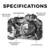 Carbon Fiber Camera Skin Compatible with Canon EOS R6 Mark II Camera (2022) - Mono Camo - Premium 3M Vinyl Protective Wrap Decal Cover - Easy to Apply | Crafted in The USA by MightySkins view 2