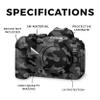 Camera Skin Compatible with Canon EOS R6 Mark II Camera (2022) - Black Camo - Premium 3M Vinyl Protective Wrap Decal Cover - Easy to Apply | Crafted in The USA by MightySkins view 2