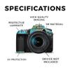 Camera Skin Compatible with Canon EOS 90D Camera (2019) - Teal Marble - Premium 3M Vinyl Protective Wrap Decal Cover - Easy to Apply | Crafted in The USA by MightySkins view 2