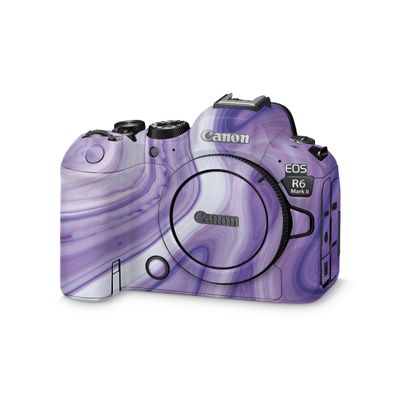 Camera Skin Compatible with Canon EOS R6 Mark II Camera (2022) - Lavendar Acrylic - Premium 3M Vinyl Protective Wrap Decal Cover - Easy to Apply | Crafted in The USA by MightySkins