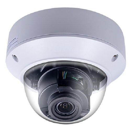 GV-TVD8710 8MP Outdoor IR Vandal Proof IP Dome Camera, 2.8-12mm Lens, White