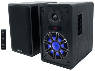 Audiosavings Bundle: Kicker 51MWE124 12" 450 Watt RMS Marine Boat Subwoofer 4-Ohm Sub Bundle with Rockville ELITE-5B 5.25 inch Powered Bookshelf Speakers Bluetooth Mic/Optical in (2 Items)