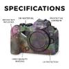 Glossy Glitter Camera Skin Compatible with Canon EOS R6 Mark II Camera (2022) - Paint Drip - Premium 3M Vinyl Protective Wrap Decal Cover - Easy to Apply | Crafted in The USA by MightySkins view 2