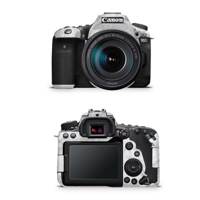 Camera Skin Compatible with Canon EOS 90D Camera (2019) - Frost Marble - Premium 3M Vinyl Protective Wrap Decal Cover - Easy to Apply | Crafted in The USA by MightySkins