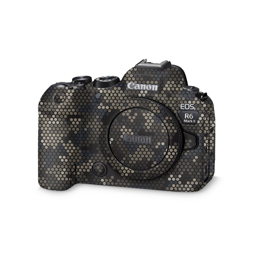 Camera Skin Compatible with Canon EOS R6 Mark II Camera (2022) - Camo Dots - Premium 3M Vinyl Protective Wrap Decal Cover - Easy to Apply | Crafted in The USA by MightySkins