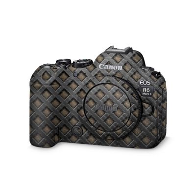 Carbon Fiber Camera Skin Compatible with Canon EOS R6 Mark II Camera (2022) - Black Wall - Premium 3M Vinyl Protective Wrap Decal Cover - Easy to Apply | Crafted in The USA by MightySkins