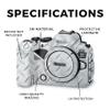 Carbon Fiber Camera Skin Compatible with Canon EOS R6 Mark II Camera (2022) - Diamond Plate - Premium 3M Vinyl Protective Wrap Decal Cover - Easy to Apply | Crafted in The USA by MightySkins view 2