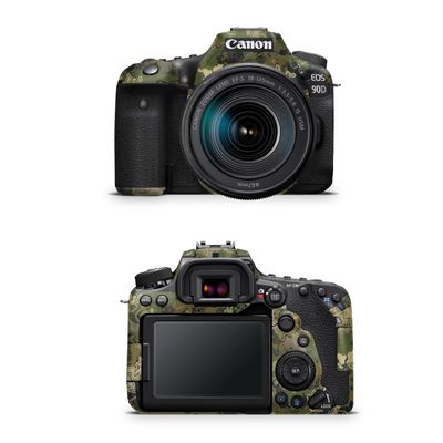 Camera Skin Compatible with Canon EOS 90D Camera (2019) - Viper Woodland - Premium 3M Vinyl Protective Wrap Decal Cover - Easy to Apply | Crafted in The USA by MightySkins