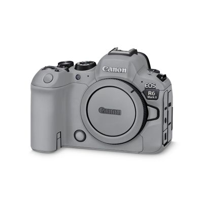 Camera Skin Compatible with Canon EOS R6 Mark II Camera (2022) - Solid Gray - Premium 3M Vinyl Protective Wrap Decal Cover - Easy to Apply | Crafted in The USA by MightySkins