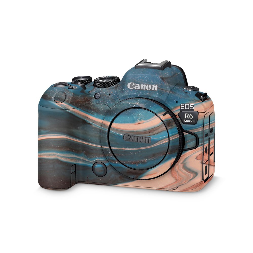 Camera Skin Compatible with Canon EOS R6 Mark II Camera (2022) - Sea Dunes - Premium 3M Vinyl Protective Wrap Decal Cover - Easy to Apply | Crafted in The USA by MightySkins
