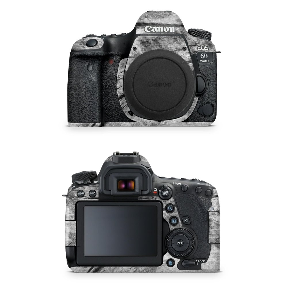 Carbon Fiber Camera Skin Compatible with Canon EOS 6D Mark II Camera (2017) - Dead Wood - Premium 3M Vinyl Protective Wrap Decal Cover - Easy to Apply | Crafted in The USA by MightySkins