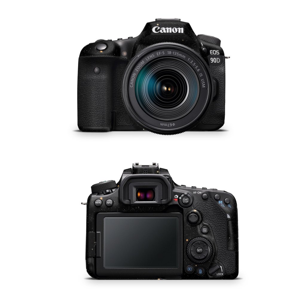 Camera Skin Compatible with Canon EOS 90D Camera (2019) - Deep Space - Premium 3M Vinyl Protective Wrap Decal Cover - Easy to Apply | Crafted in The USA by MightySkins