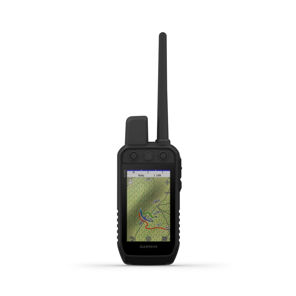 Garmin Alpha 200 Plus, Rugged GPS Handheld, Track and Train Up to 20 Dogs, Sunlight Readable 3.5-inch Color Touchscreen Display