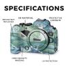 Glossy Glitter Camera Skin Compatible with Canon EOS R6 Mark II Camera (2022) - Cyclone Wave - Premium 3M Vinyl Protective Wrap Decal Cover - Easy to Apply | Crafted in The USA by MightySkins view 2