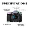 Carbon Fiber Camera Skin Compatible with Canon EOS 90D Camera (2019) - Cotton Candy - Premium 3M Vinyl Protective Wrap Decal Cover - Easy to Apply | Crafted in The USA by MightySkins view 2