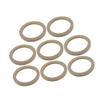 A ABSOPRO 8 Pcs Universal 6.5 Inch Speaker Subwoofer Mounting Spacer Rings Solid Wood Beige Item Replacement view 1